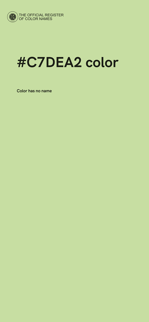 #C7DEA2 color image
