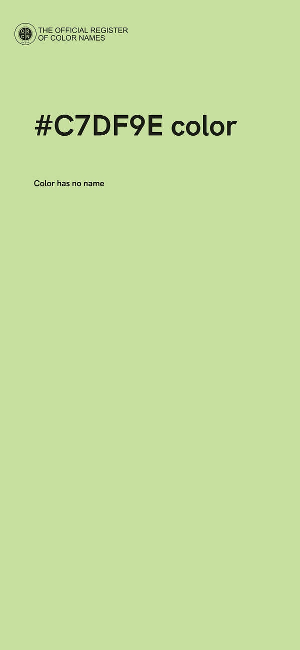 #C7DF9E color image