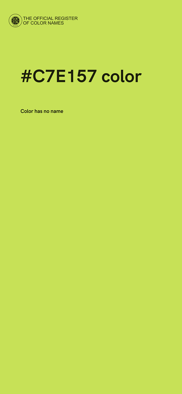#C7E157 color image