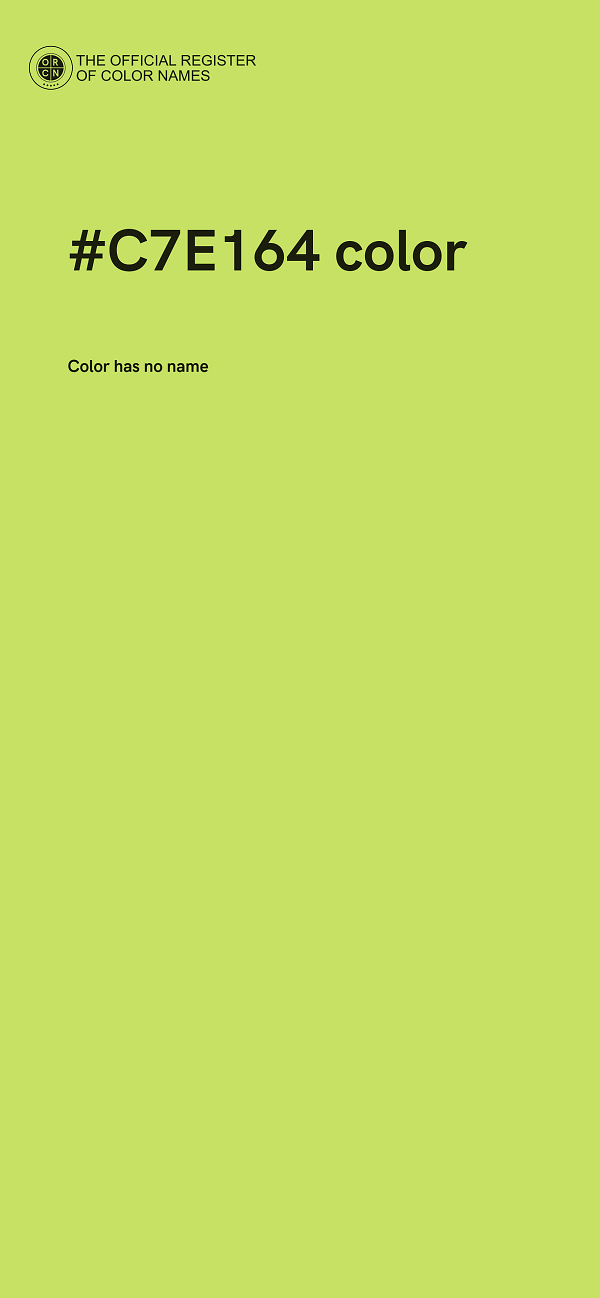 #C7E164 color image