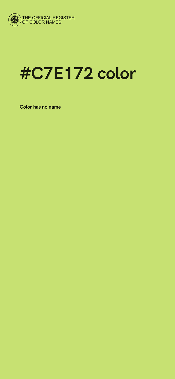 #C7E172 color image