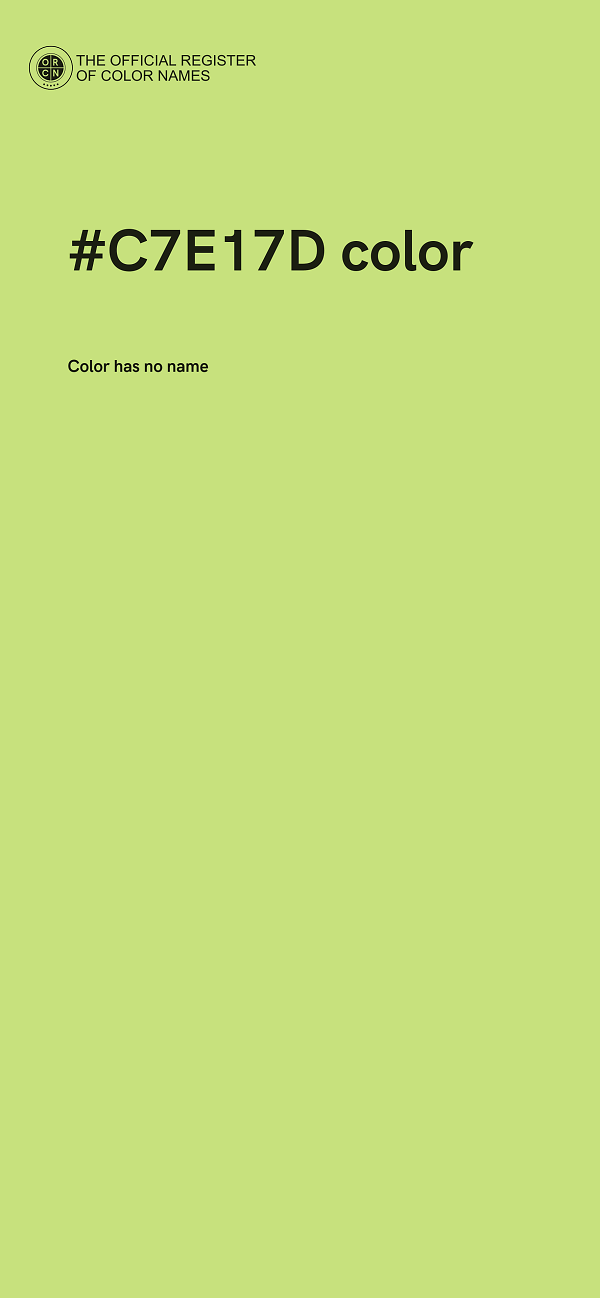 #C7E17D color image