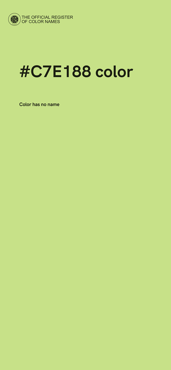 #C7E188 color image