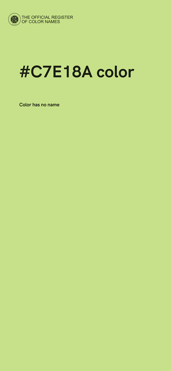 #C7E18A color image