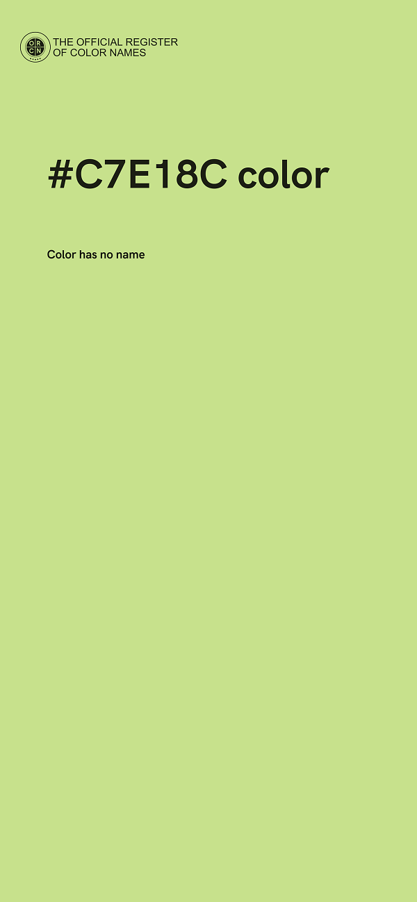 #C7E18C color image