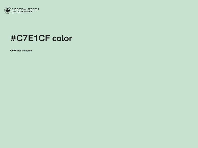 #C7E1CF color image