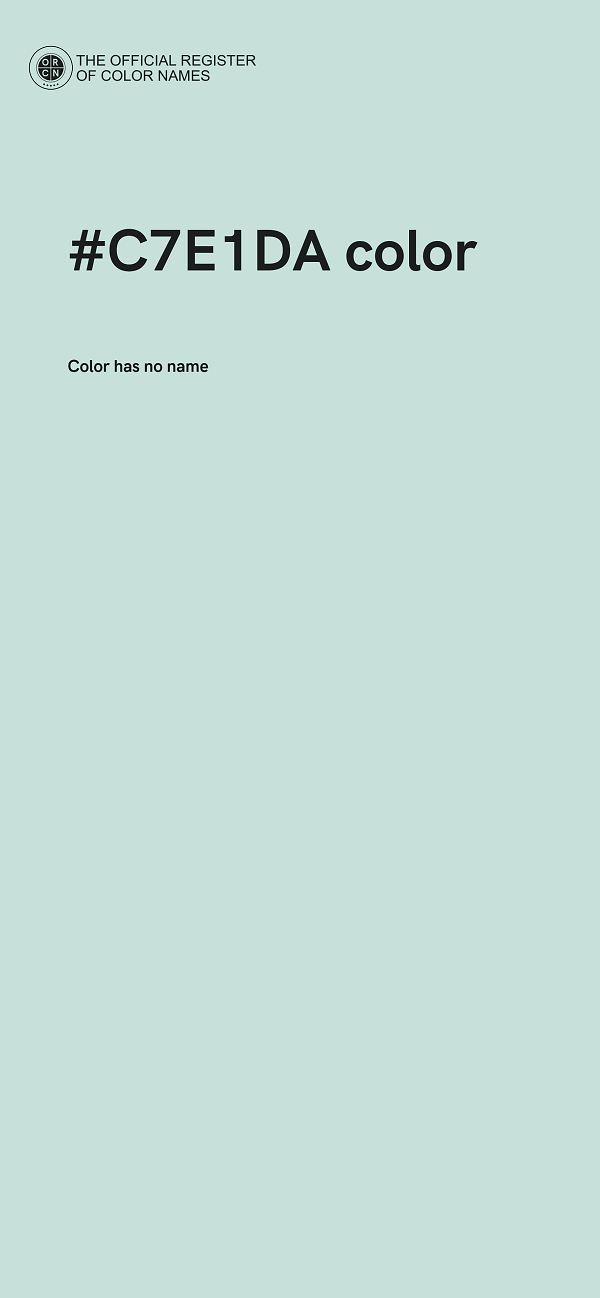 #C7E1DA color image