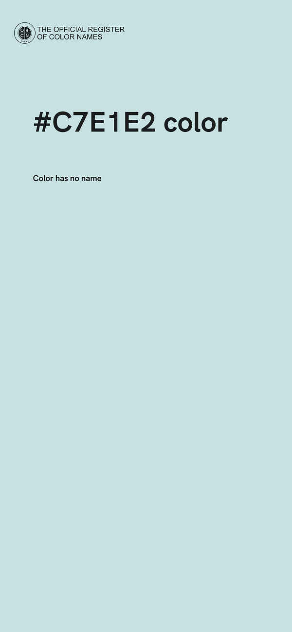 #C7E1E2 color image