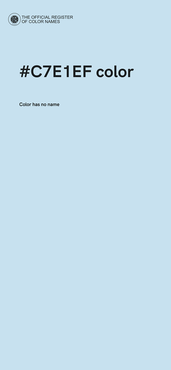 #C7E1EF color image