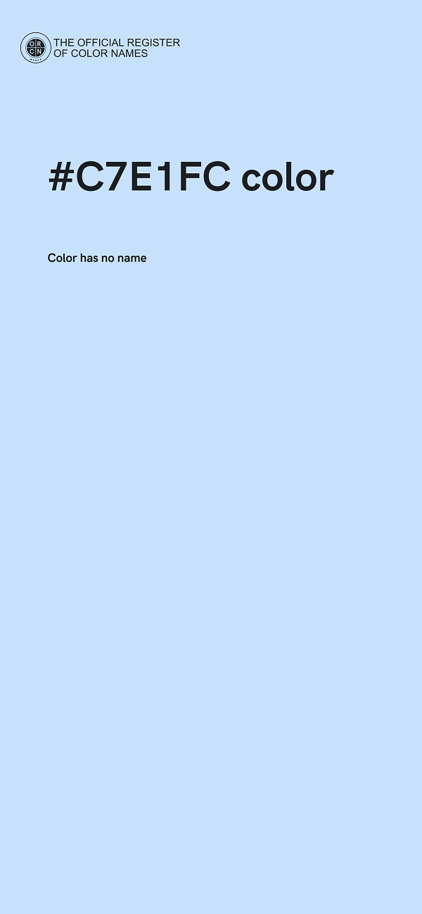#C7E1FC color image