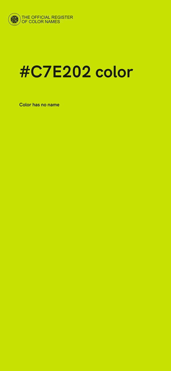 #C7E202 color image