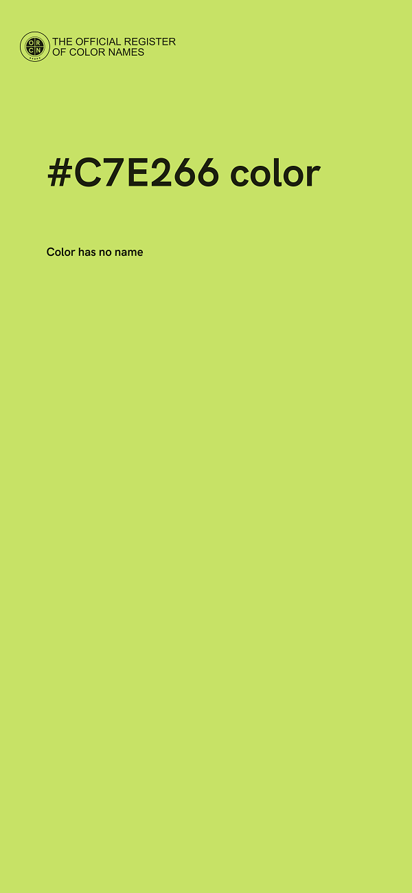 #C7E266 color image