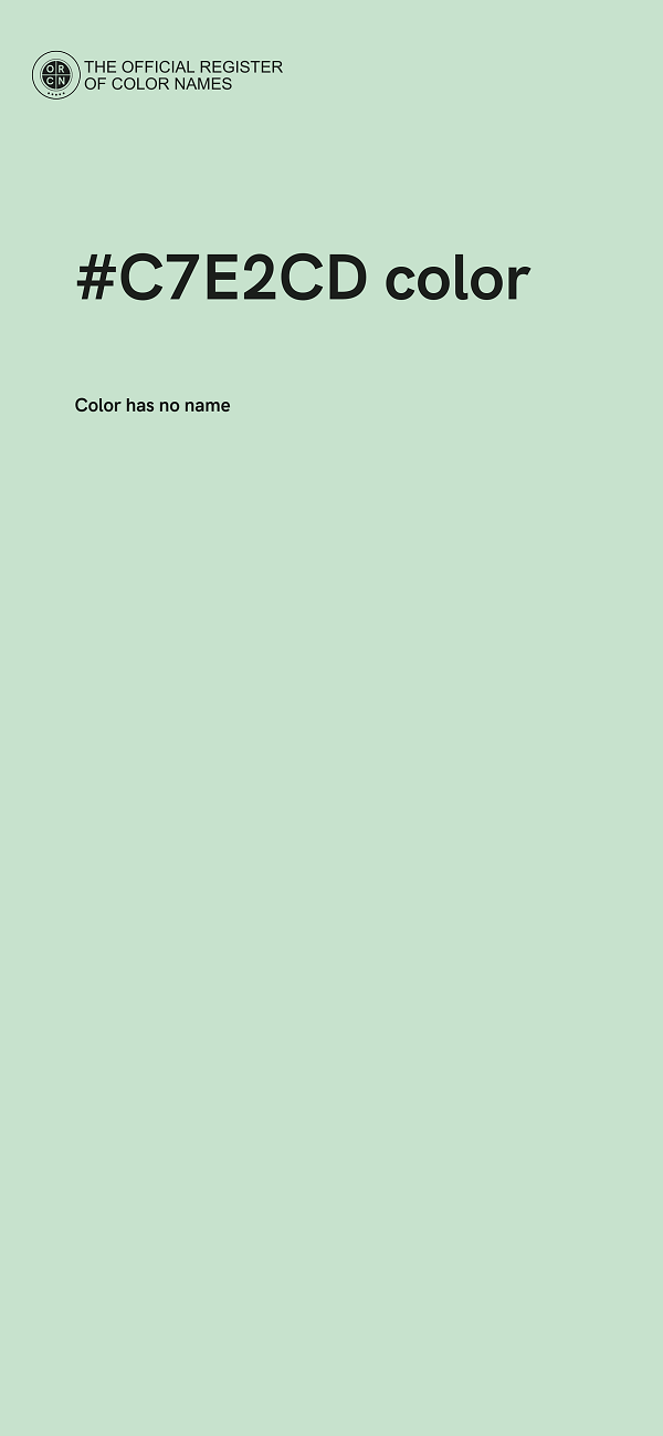 #C7E2CD color image