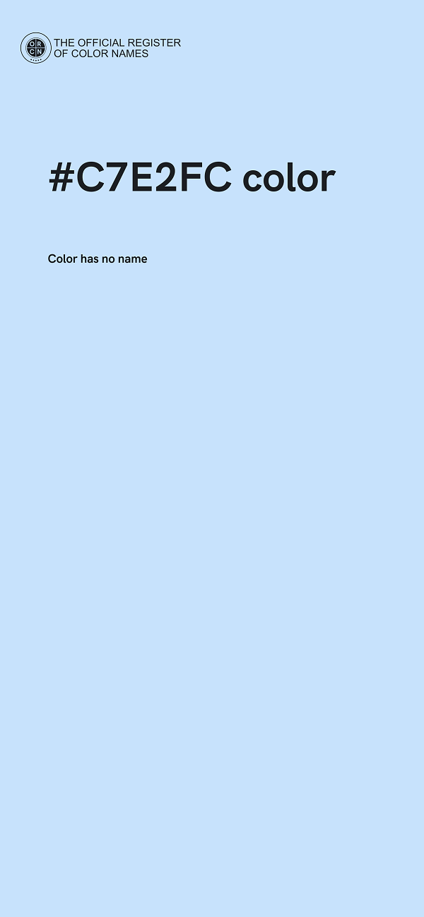 #C7E2FC color image