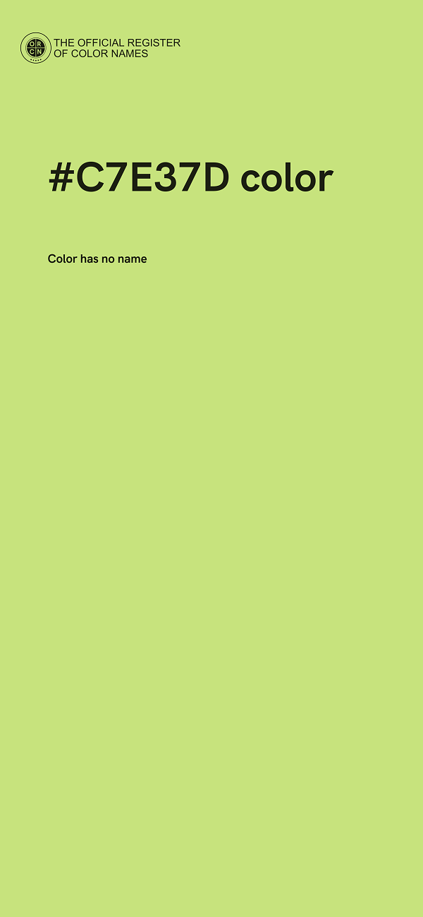 #C7E37D color image