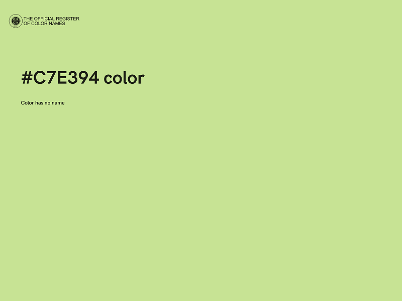 #C7E394 color image