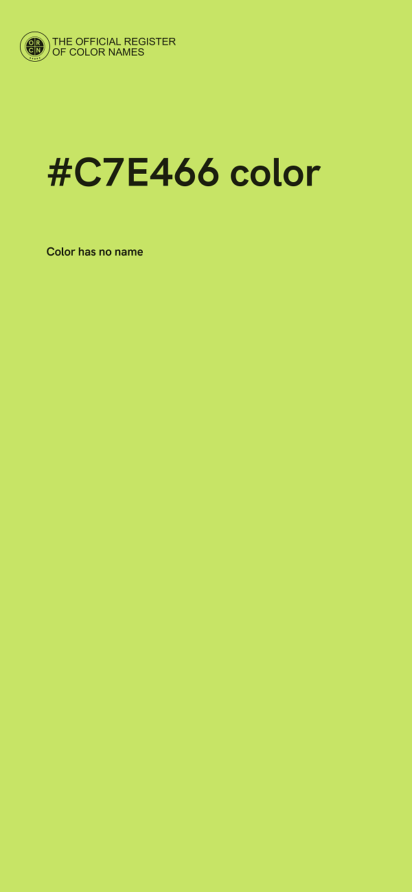 #C7E466 color image