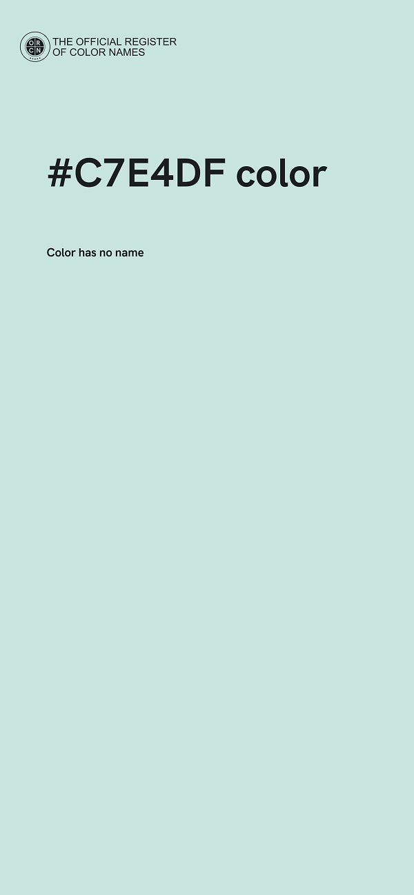 #C7E4DF color image