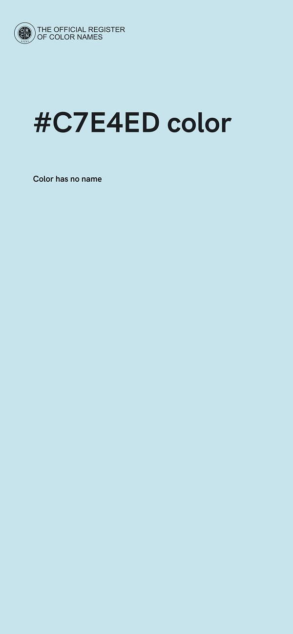 #C7E4ED color image