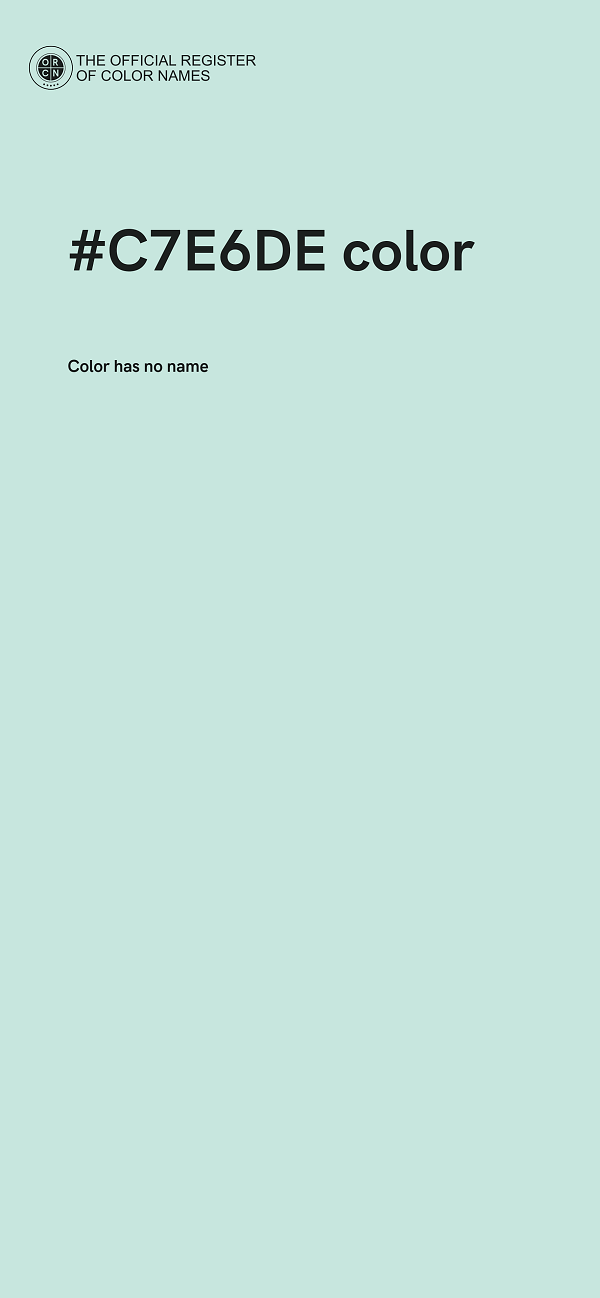#C7E6DE color image