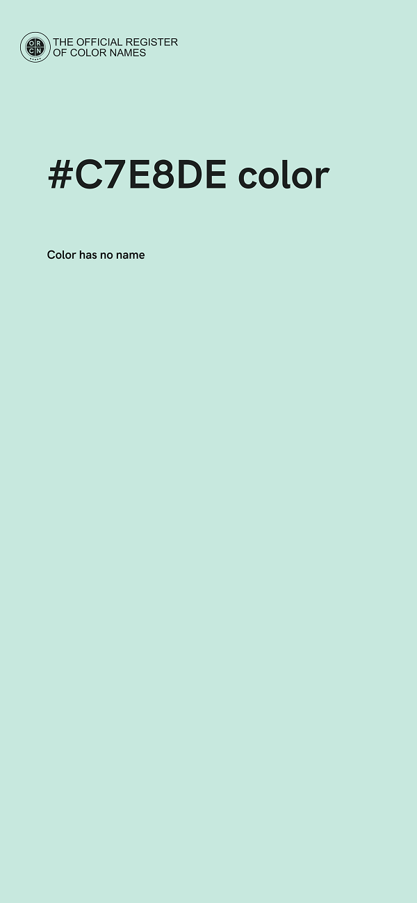 #C7E8DE color image