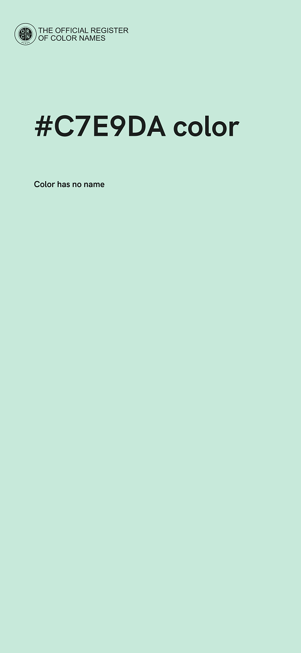 #C7E9DA color image