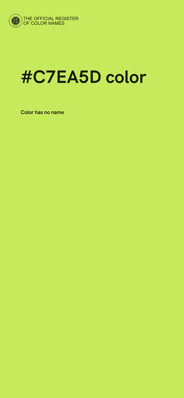 #C7EA5D color image