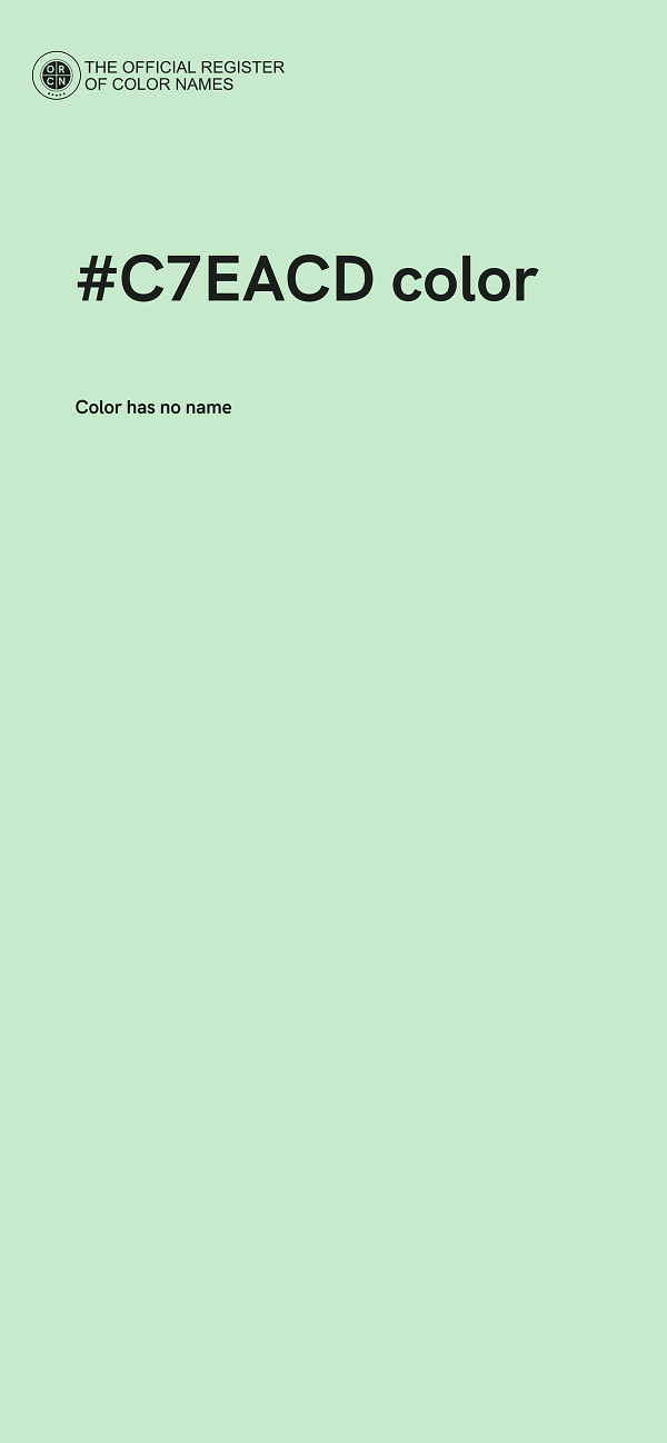 #C7EACD color image