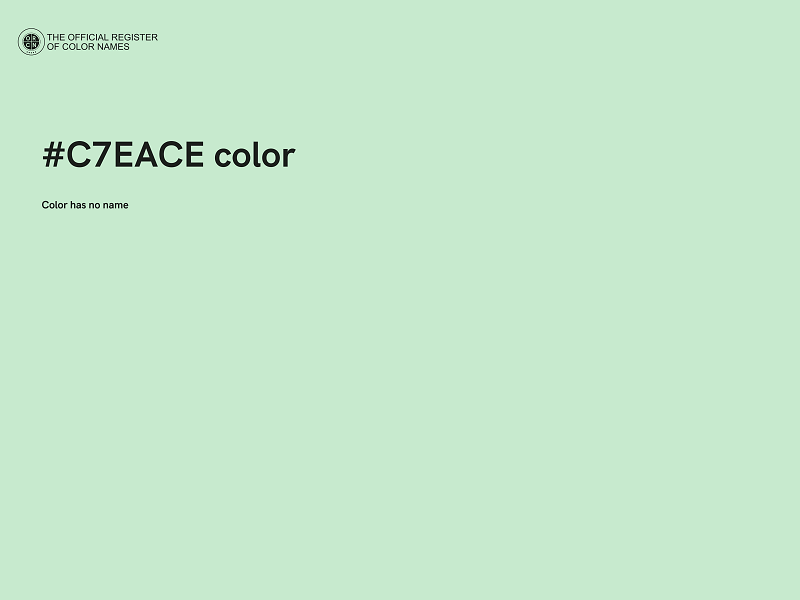 #C7EACE color image