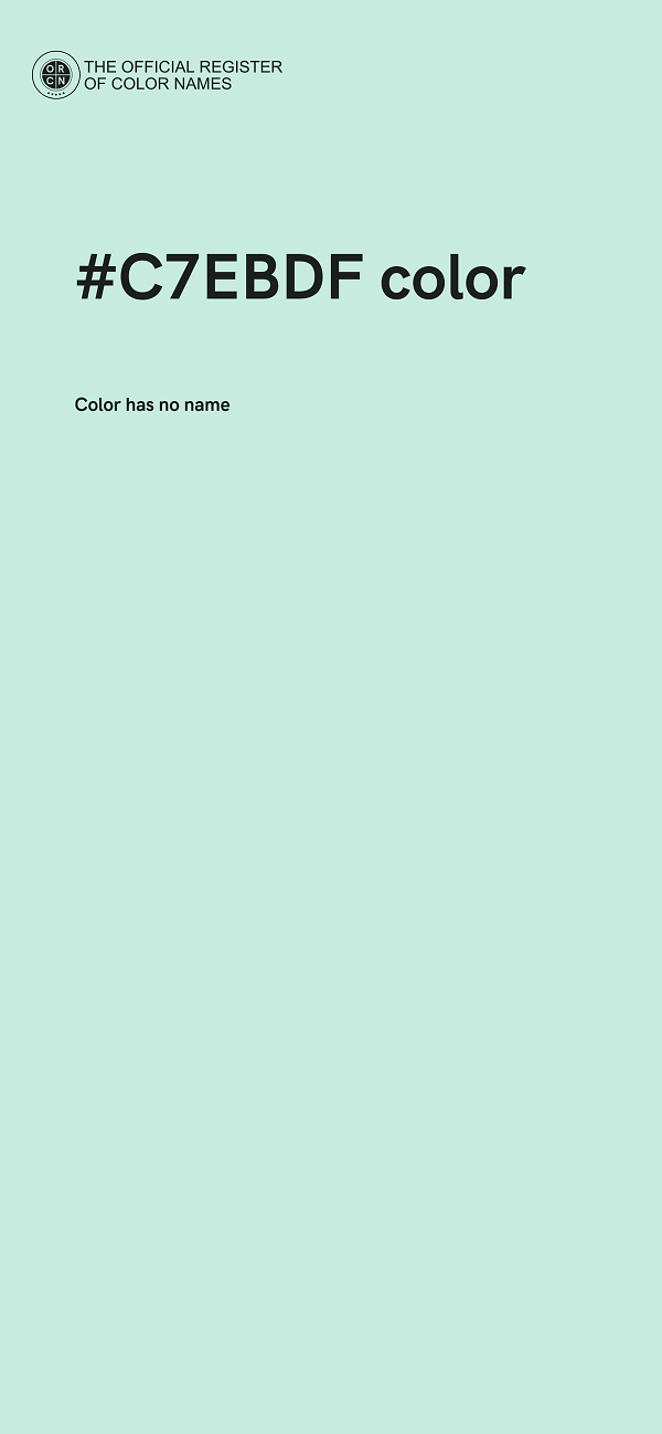 #C7EBDF color image