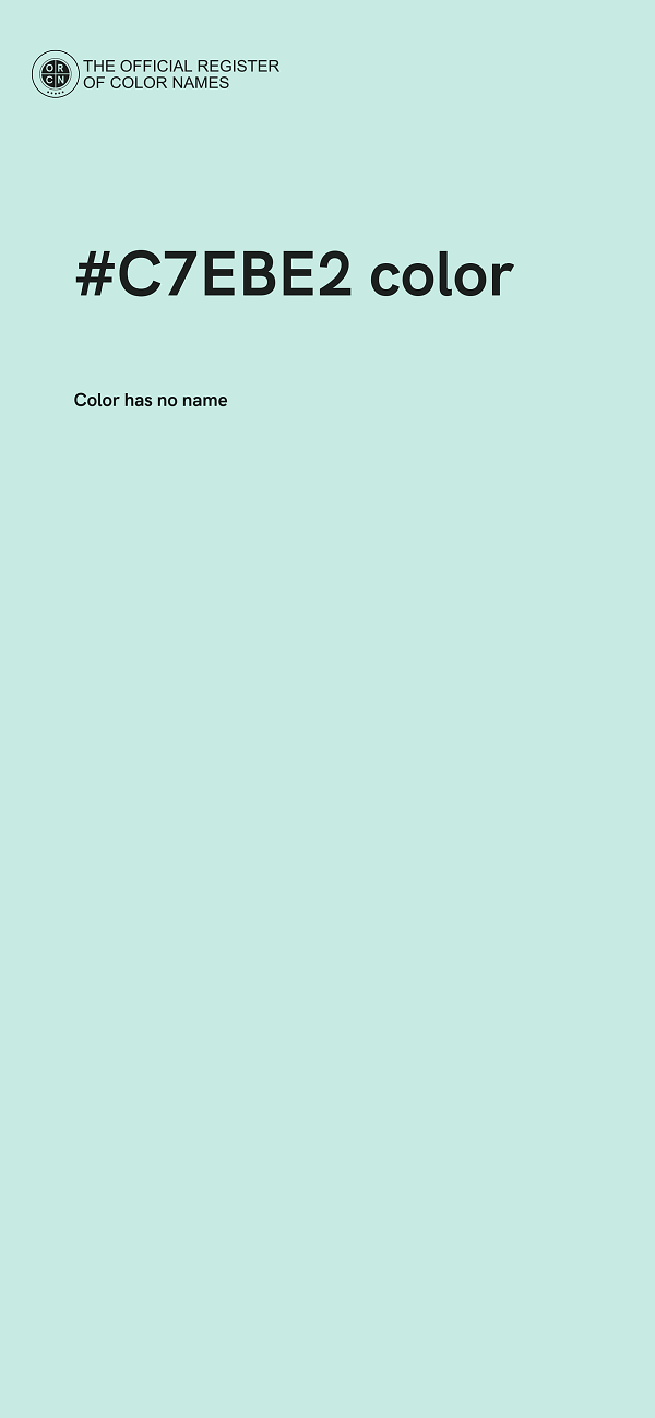 #C7EBE2 color image