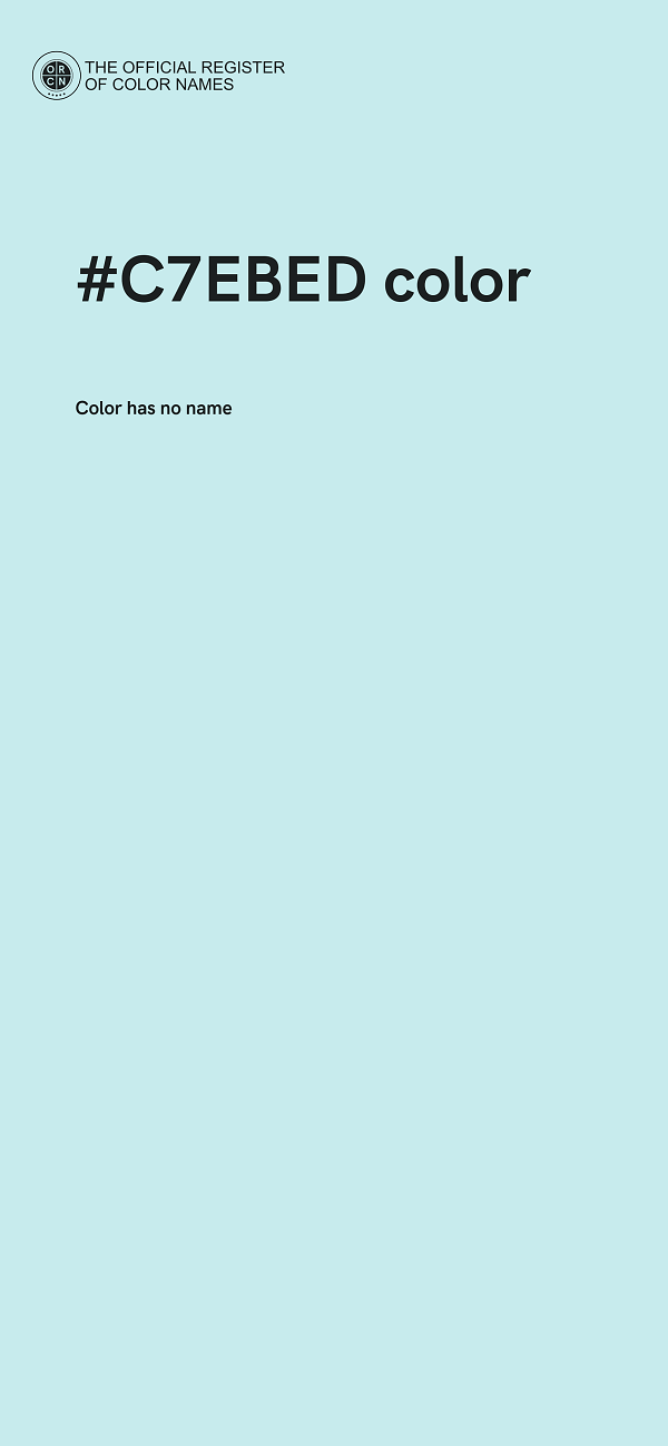 #C7EBED color image