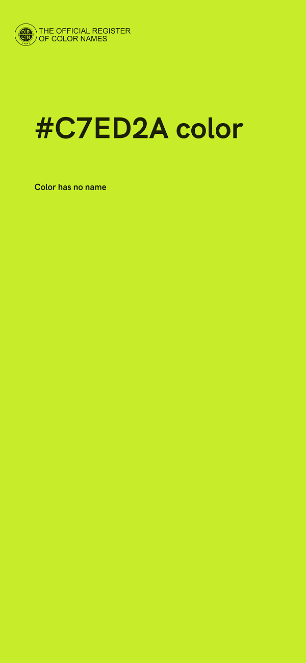 #C7ED2A color image