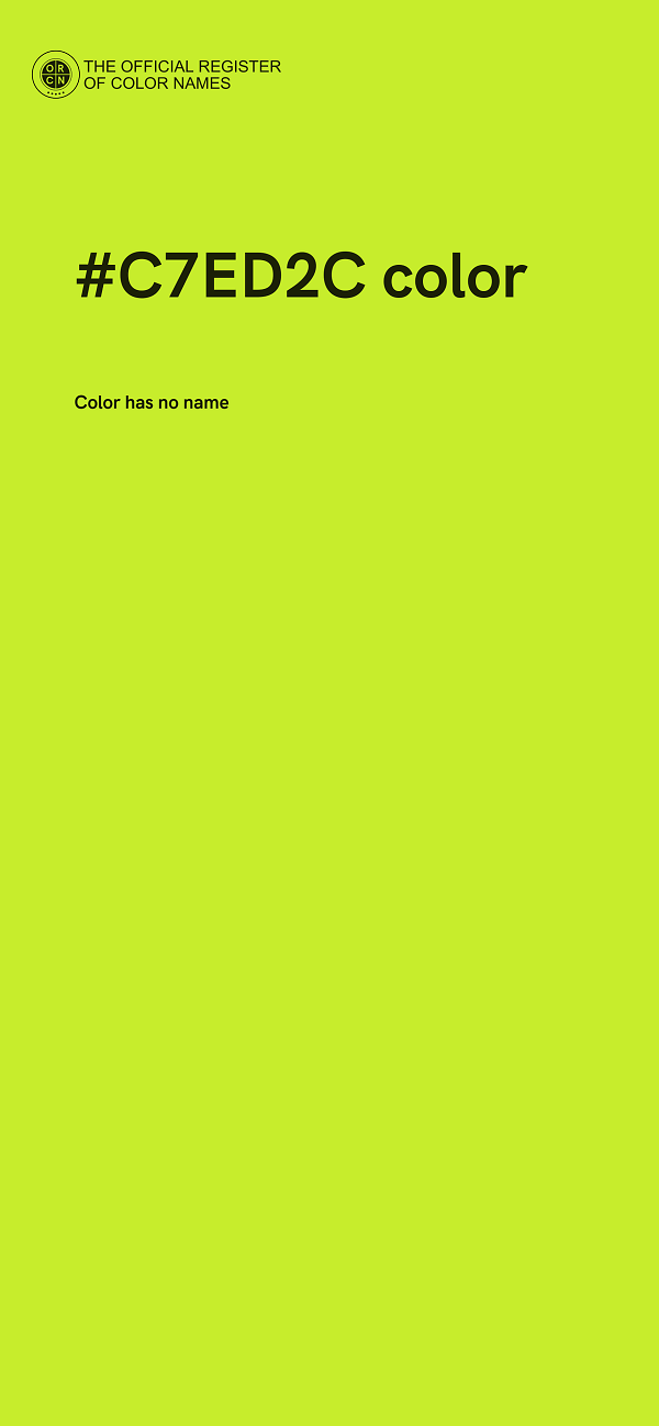 #C7ED2C color image