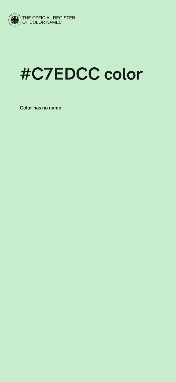 #C7EDCC color image