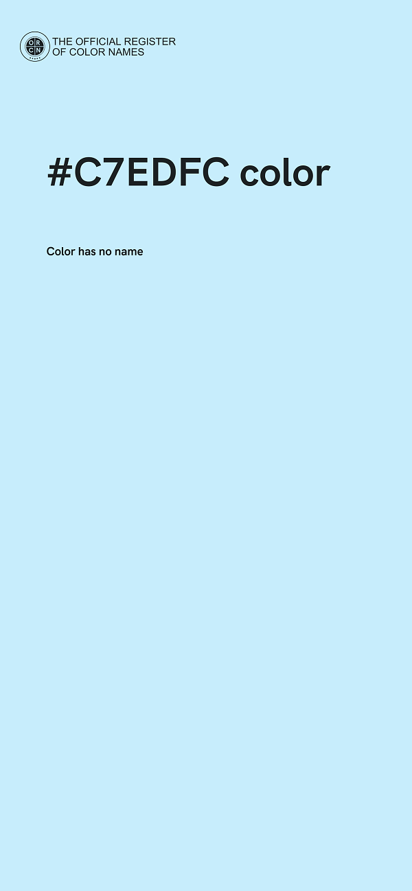 #C7EDFC color image