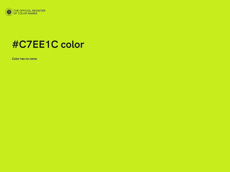 #C7EE1C color image