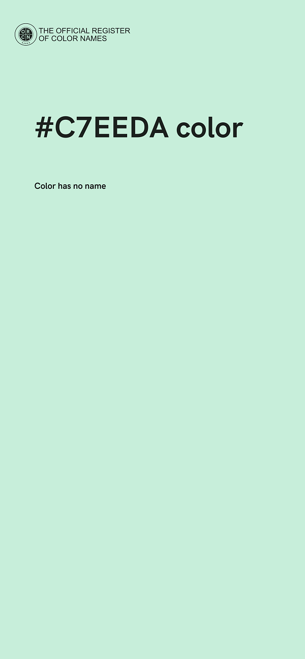 #C7EEDA color image