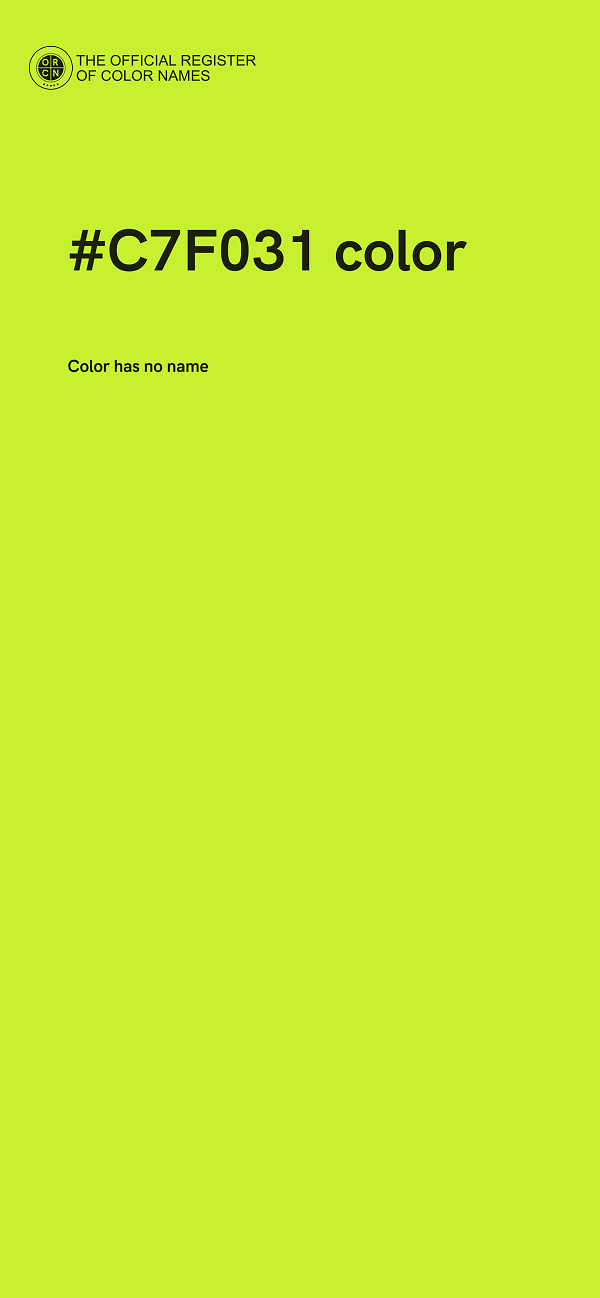 #C7F031 color image