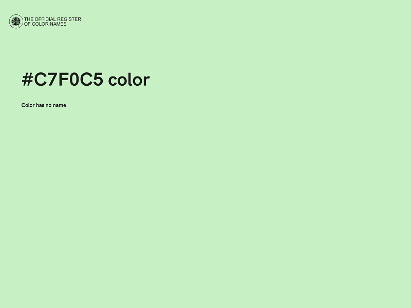 #C7F0C5 color image