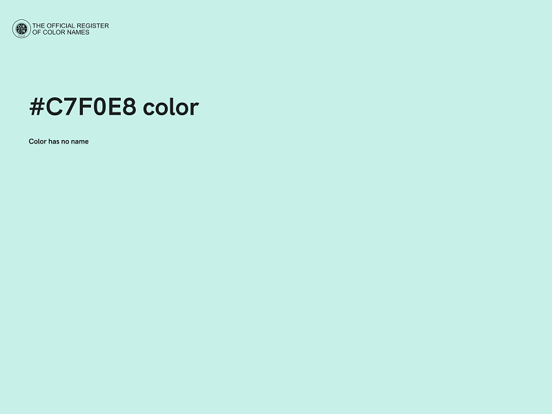 #C7F0E8 color image