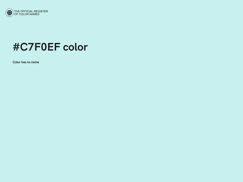 #C7F0EF color image