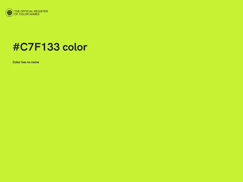 #C7F133 color image