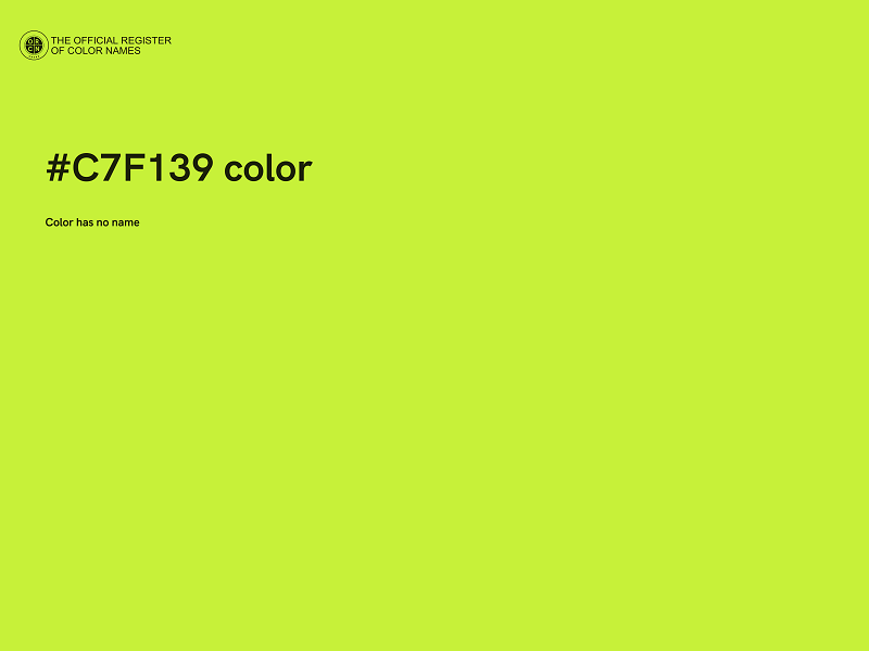 #C7F139 color image