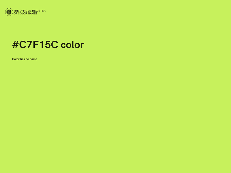 #C7F15C color image