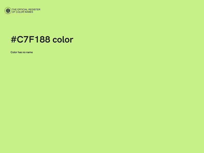 #C7F188 color image