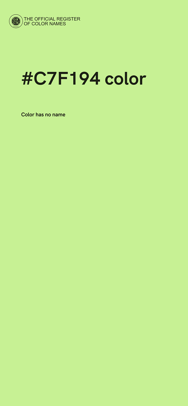 #C7F194 color image