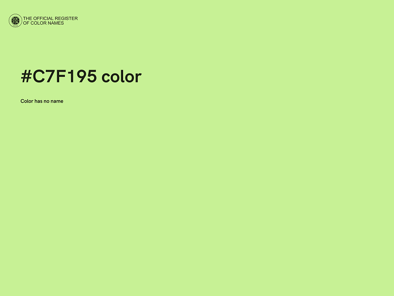 #C7F195 color image