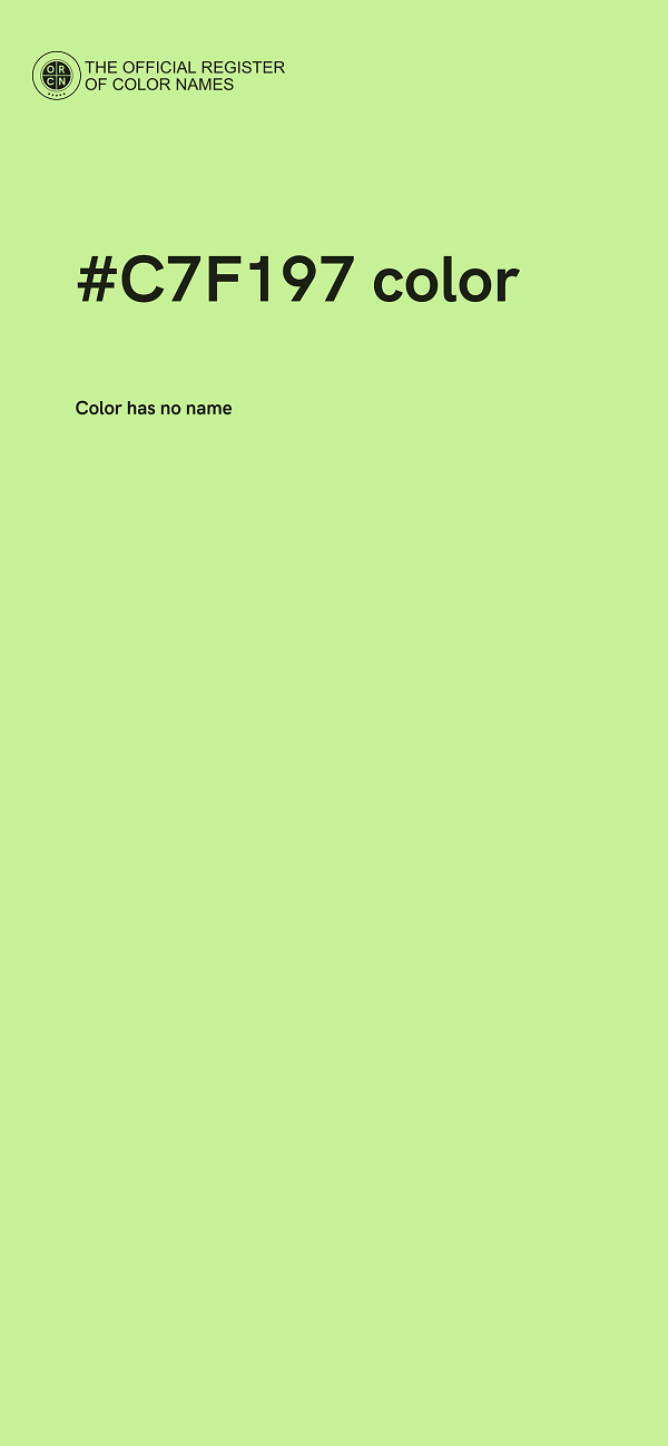 #C7F197 color image