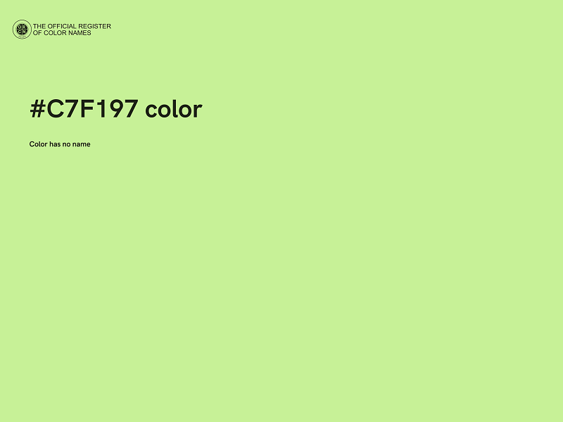 #C7F197 color image